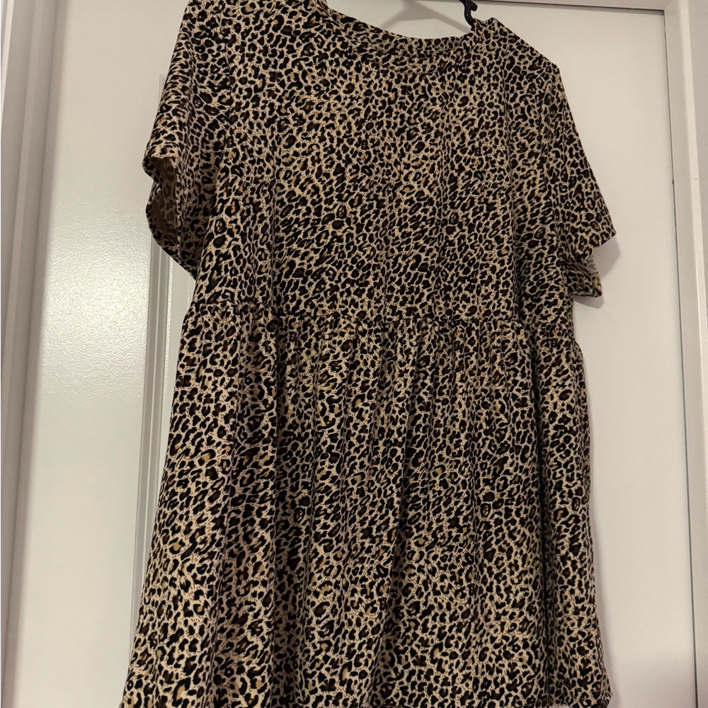 SHEIN Leopard Print Blouse